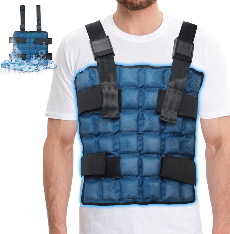 Blobuste Cooling Vest with Ice Packs, Adjustable Reusable Ice Cell Jacket for Men Women, for Outdoor Sports, Work, Hiking - Image 1